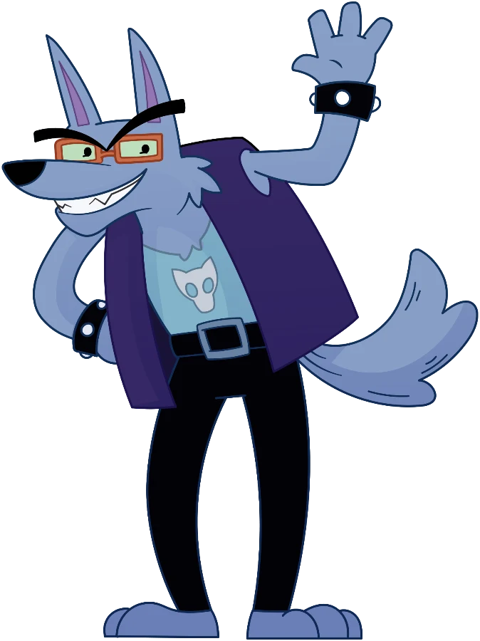 El Lobo Feroz waving